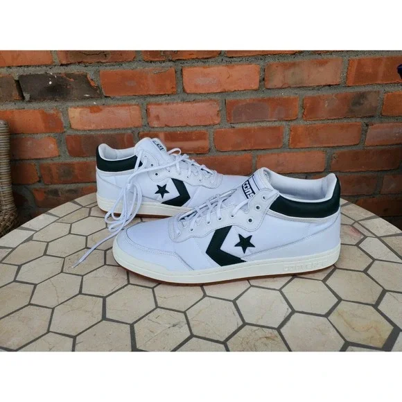 Converse | Shoes | Converse Cons Fastbreak Pro Mid White Emerald